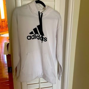 White Adidas Hoodie